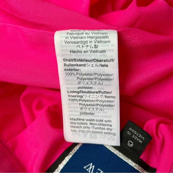 J Crew Long Pencil Skirt in Faille Neon Fuchsia Hot Pink Midi AR740 Size 6 - Picture 9 of 9